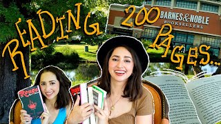 I TRIED READING 200 PAGES A DAY FOR ONE WEEK! | Book shopping, Book Hauls, and Five Star Books!