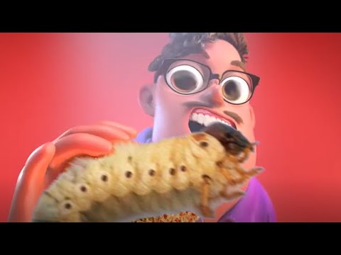 Grubhub Ad But With Actual Grubs - YouTube