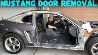 99-04 Mustang Door Removal - Mach Audio and door panel. How to remove the door.