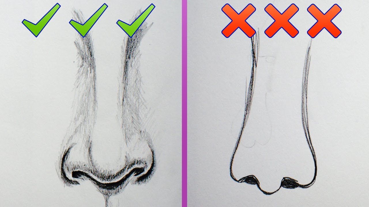 Do S And Dont S How To Draw More Realistic Noses For Beginners About