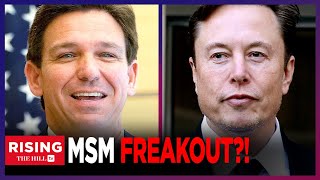 Media MELTS DOWN Over Ron DeSantis-Elon Musk 2024 Twitter Announcement