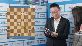 First win for Wei Yi in the Tata Steel Masters 2025 | Masters R8