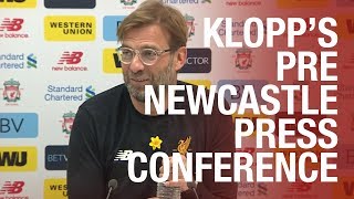 Jürgen Klopp's pre-Newcastle United press conference