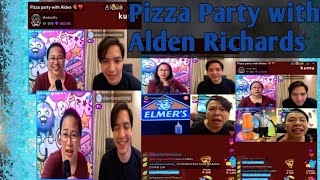 Pizza Party with Alden | Direk Cathy | Alden Richards | Kumu Live