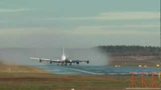 Thai Airways RETRO Livery B747-400 HEAVY Takeoff From Stockholm Arlanda [HD]