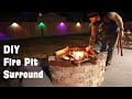 DIY Brick Fire PIt Surround - Breeo Insert Ring