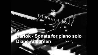 Bartok - Sonata for piano solo - Diane Andersen