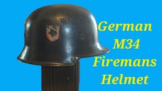 I Bought a WWII German M34 Firemans Helmet