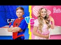 Barbie House VS Spiderman House