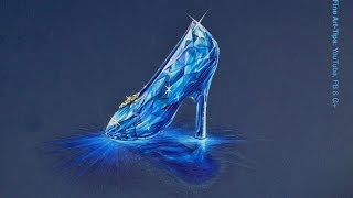 How to Draw the Cinderella Crystal Slipper