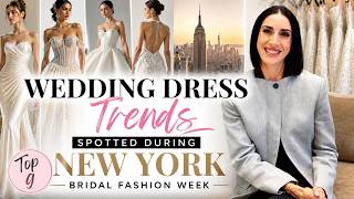 Top 9 Wedding Dress Trends Spotted During New York Bridal Fashion Week
