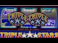 Winner Hit on Classic Old School 3 Reel Triple Stars 5 Line Slot