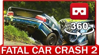 360° VR VIDEO - Distracted Driver in First Person- Fatal Car Crash Accident (Sensibilisation)
