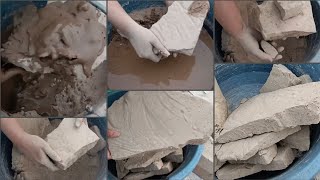 Asmr pure mud satisfying crumbling ❤ relaxing video