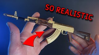 GoatGuns Miniature Golden AK-47 Model - Review