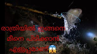 രാത്രിയിൽ  ഇവനെ പിടിക്കാൻ  എളുപ്പം  ആണ് 🎣🎣🎣😱  |fishing videos | village fishing videos| #youtube