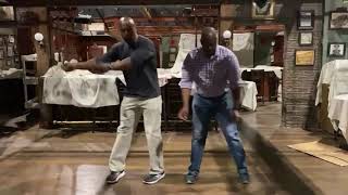 Terry And Captain Holt Rehearsing Their Dance | Brooklyn 99 Season 7 Behind The Scenes