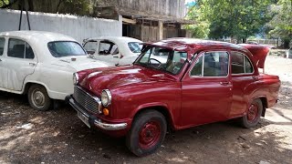 1989 Hindustan Ambassador Mark IV restored in Red :Morris Oxford sibling