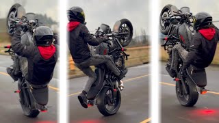 GETTING PLAYFUL WITH DROPING BACK! XSR700 & Honda Grom Lot Day.