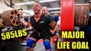 THE BIG 6 PLATE SQUAT - 585LBS - WITH MARK BELL