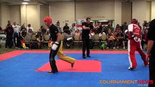 Tom Harze vs Nick Clarke Point Fighting  75kg Final at WKA World Championships 2012