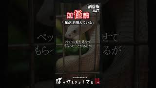 『蛇が1匹増えている』 #shorts #洒落怖 #怪談朗読 #洒落にならない怖い話 #怪談