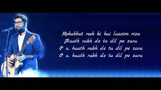 mareez-e-ishq song lyrics/sing by arjit Singh from the movie (ZID)💖💖👍
