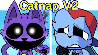 Friday Night Funkin' VS Catnap V2 | Poppy Playtime Chapter 3 Smiling Critters (FNF Mod/VHS Horror)