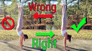 How to Hold a Handstand AND How to Walk in a Handstand | Gymnastics Tutorial | Self-Taught Gymnast