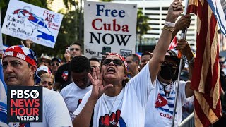 ‘We are with you:’ Cuban protests find youth allies in Little Havana, Miami