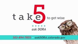 DORA's "Take 5 to Get Wise" on Healthcare Providers