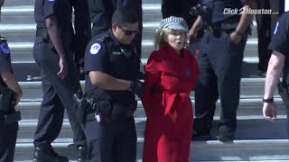 Jane Fonda arrested protesting climate change in Washington