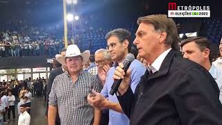 “Já viramos em Minas Gerais e aumentamos a vantagem em São Paulo”, diz Bolsonaro