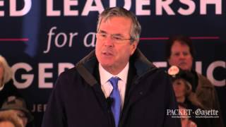 Jeb Bush in Bluffton on Wednesday: I'm only one who can beat Hillary Clinton