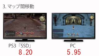 FF14 PS3版 SSDとPC版の比較