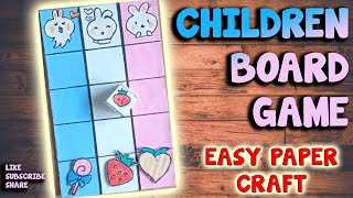 Paper Craft | Dice Games for kids | Board Game for kids | Paper Craft Ideas | Craft Tutor | #Shorts