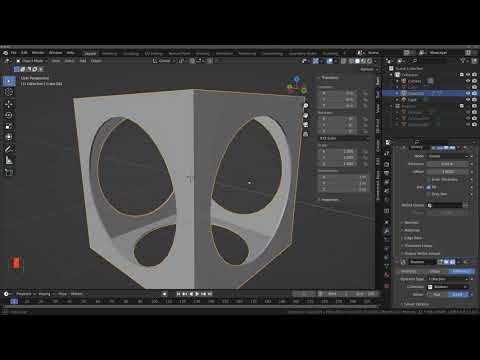 Different Ways To Cut Through Objects In Blender 3 - YouTube