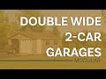 Doublewide 2-Car Modular Garages by Stoltzfus Structures