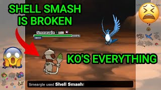 Shell Smash Smeargle Is Broken! (Pokemon Showdown Random Battles) (High Ladder)