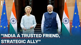 EU President Meets PM Modi: Free Trade Pact, Defence \u0026 Tech Ties in Focus | N18G