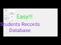 Create A Students Records Database With Tkinter Python Part 1