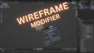 This Effect is a lot easier than it looks!! (Blender Wireframe Modifier)