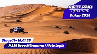 Stage 11 kokkuvõte Urvo Männama @Dakar 2025