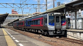 JR四国N2000系　回送列車　松山駅発車