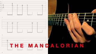 The Mandalorian Theme how to play! (Guitar Tab)