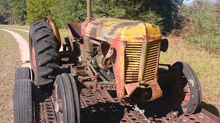 MASSEY FERGUSON 35 with the 3 cylinder DIESEL engine , WILL IT RUN?  part 2