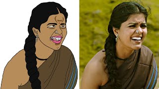 Neeli Neeli Aakasam Song Drawing Meme - 30 Rojullo Preminchadam Ela | Pradeep Machiraju | Sid Sriram