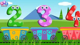 The Numbers Song   Learn to Count from 1 to 10 with Numbers Train   Number Rhymes For Children