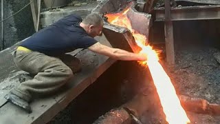 Man Put His Hand In Lava😱 Liquid Metal 😱And Then This Happened😱