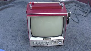 1964 Sony 9 304U Radio Edit Repost Vintage TV Television Repair Only